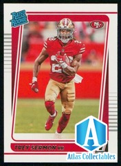 2021 Panini Donruss Trey Sermon Rookie San Francisco 49ers #279